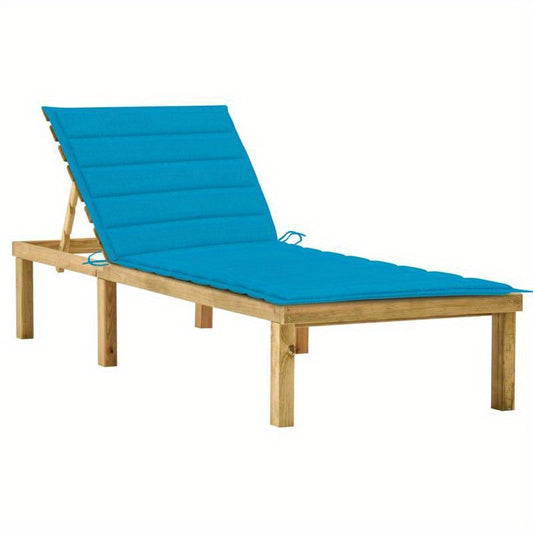 Zonne-Lounger – Ligstoel – Ligbed - Tuinstoel – Balkonstoel – Strandstoel – Geïmpregneerd Houten Frame – Ergonomisch Design