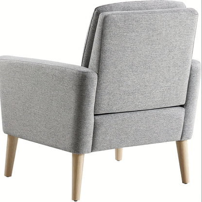 Fauteuil – Accentstoel – Relaxstoel – Zithoekstoel – Loungefauteuil – Ergonomisch Design – Massief Houten Frame