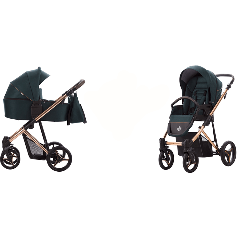 2-in-1 Kinderwagen – Wandelwagen – Baby Buggy – Combinatiewagen – Multifunctionele Kinderwagen – Grote Wielen – Verstelbare Rugleuning