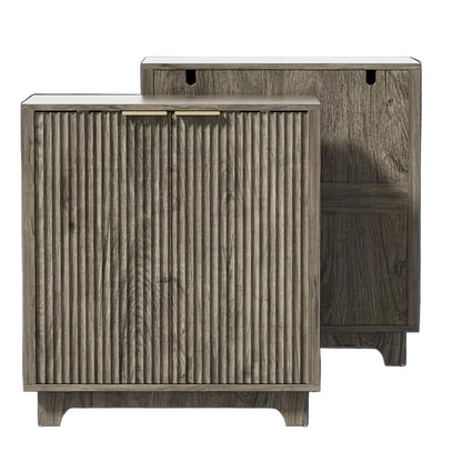 Dressoir – Buffetkast – Opbergkast – TV-meubel – Kast – Grijs – Verstelbare Planken – Compact 99x39x78 cm