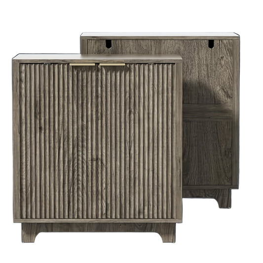 Dressoir – Buffetkast – Opbergkast – TV-meubel – Kast – Grijs – Verstelbare Planken – Compact 99x39x78 cm