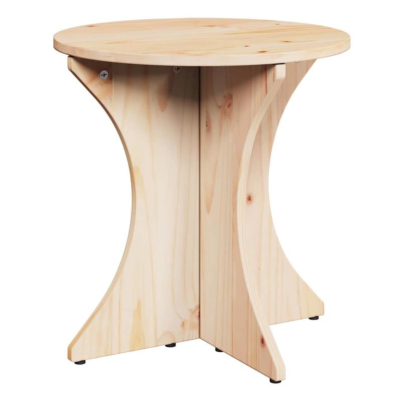 Coffee Table 3pcs Natuurlijk 46 X 46 X 47 Cm Solid Pine Wood Practical, Removable, Suitable for All Seasons