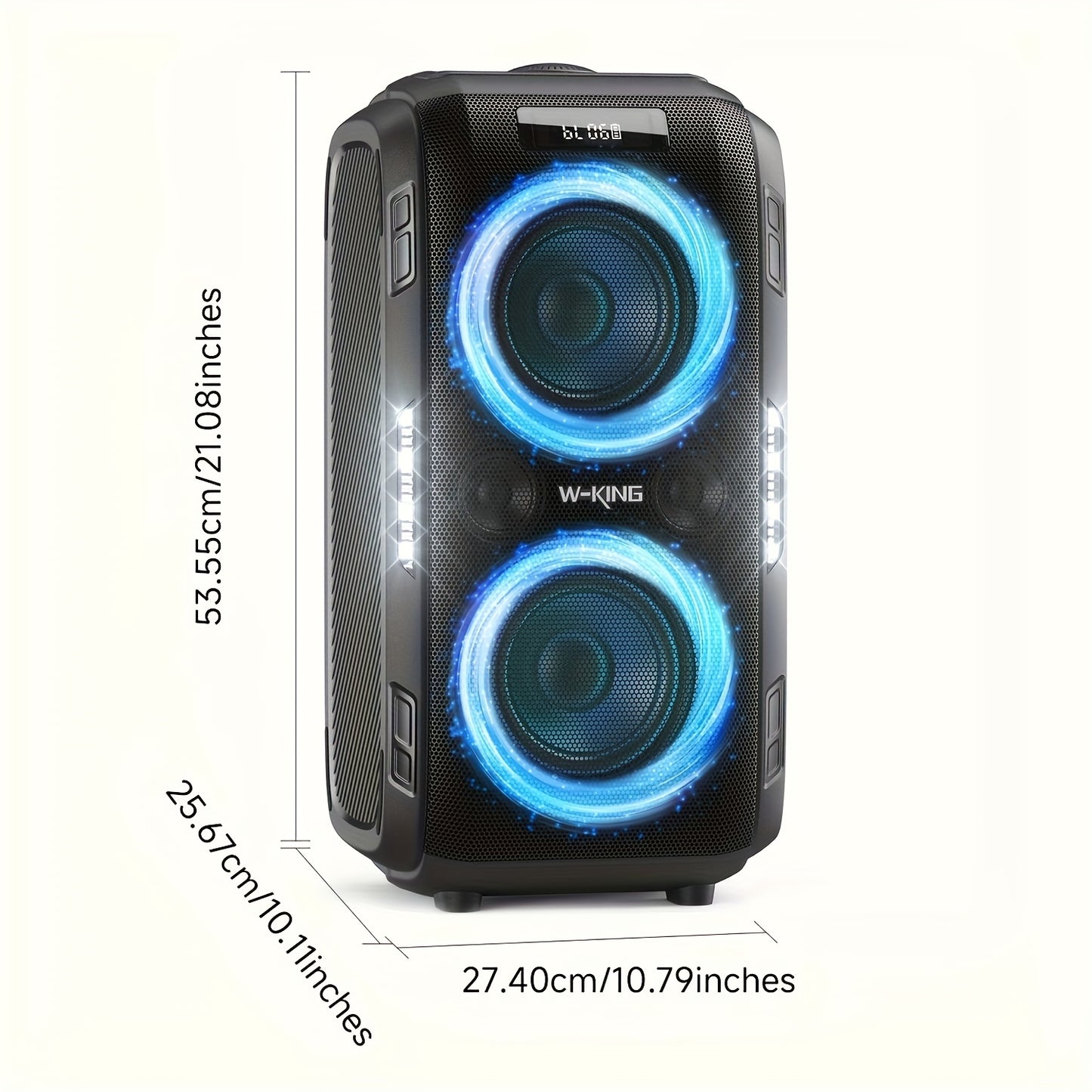 Draagbare Speaker – Bluetooth Speaker – Boombox – Muziekbox – Wireless Speaker – 200W Piekvermogen – 120dB Geluidsdrukniveau