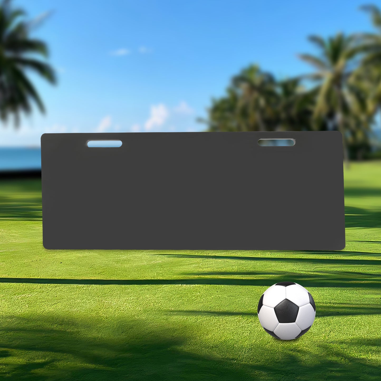 Soccer Rebounder Board – Voetbal Terugkaatsbord – Training Board – Passer En Schiettrainer – Oefenbord Voetbal – Zwart – Opvouwbaar En Draagbaar – Stabiele Steun