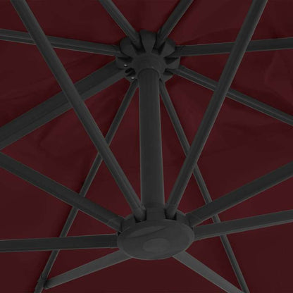 Zwevende Parasol – Hangende Parasol – Terrasparasol – Balkonparasol – 400x300 Cm – Kantelbaar – 360° Draaibaar