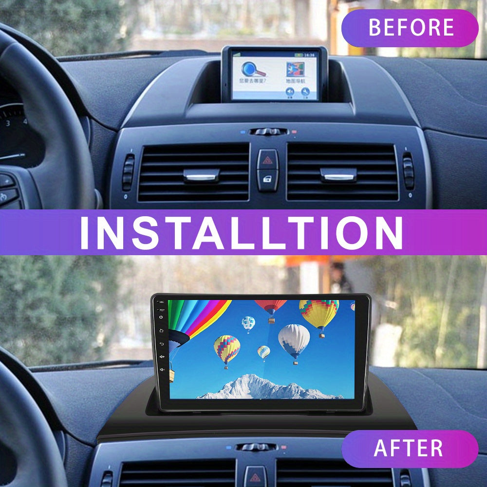 Android 15 Autoradio – Android Autoradio – Multimedia Systeem – Double Din Radio – GPS Navigatie – 9 Inch 1280P IPS Touchscreen – Draadloze CarPlay & Android Auto – Inclusief AHD Achteruitrijcamera