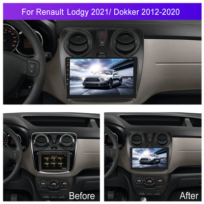 Multifunctionele Android Autoradio – Auto Stereo – Multimedia Systeem – Touchscreen Radio – Navigatie Unit – 9-Inch Scherm – Wireless CarPlay & Android Auto – GPS Navigatie & AHD Achteruitrijcamera – 2GB RAM 64GB Opslag