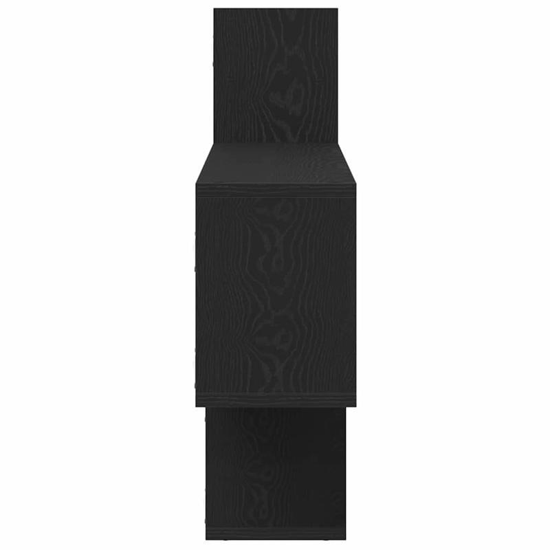 Wandplank – Muurplank – Schap – Opbergplank – Displayplank – Zwarte Eikenhout Look – Modern Europees Design – 167,5x18x68 cm – Eenvoudige Wandmontage