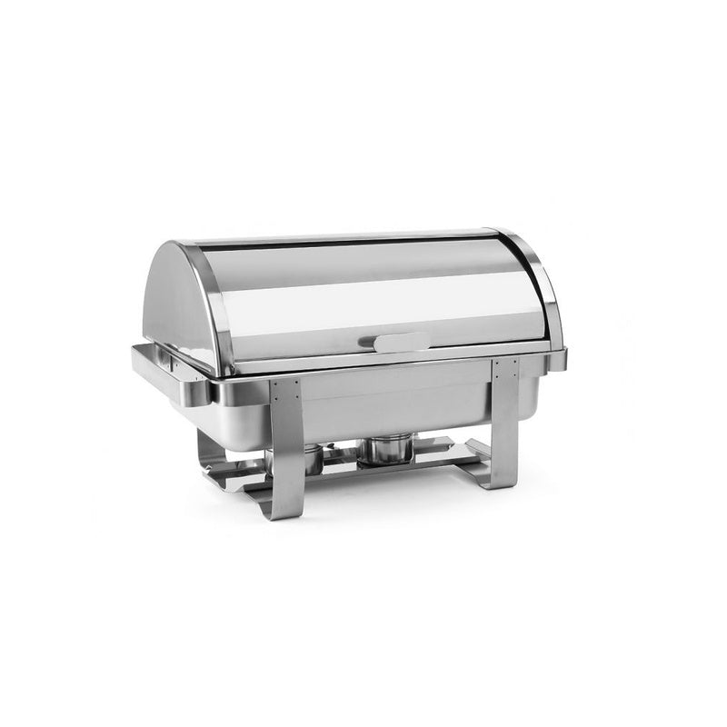 Warmhoudset Horeca – Voedselverwarmer – Buffetverwarmer – Cateringset – GN 1/1 Warmhouder – Zonder Elektriciteit – RVS Rolltop Deksel