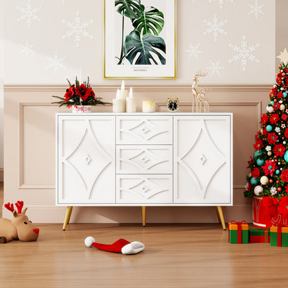 Opbergkast – Kast – Dressoir – Kledingkast – Opbergmeubel – Vrijstaand – Verstelbare Planken – Natuurlijk Bruin – 68 cm Hoog – 3,2+ Kubieke Voet Opbergruimte