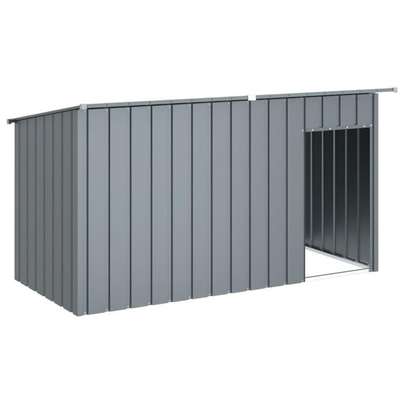 Dierenverblijf – Dierenhok – Kippenhok – Knaagdierkooi – Dierenkooi – Anthraciet – Stevig Kunststof – Goede Ventilatie