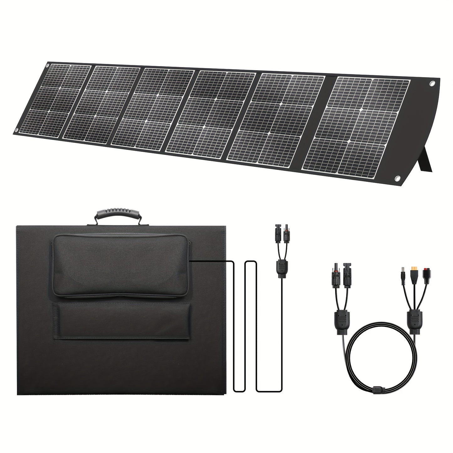 Draagbaar Zonnepaneel – Solar Panel – Opvouwbaar Zonnepaneel – Zonne-energie Kit – Offgrid Stroomvoorziening – 300W – Hoog Vermogen – Lichtgewicht & Weerbestendig