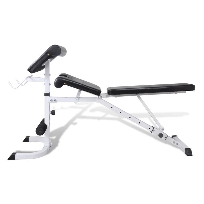 Verstelbaar Fitnessbankje – Krachtbankje – Trainingsbankje – Fitnessbank – Thuis Fitness – 7 Verstelbare Posities – Stalen Frame