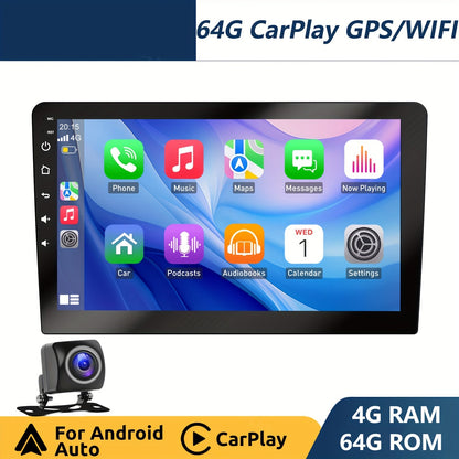 9 inch Android Autoradio – 2 DIN Multimedia Speler – Auto Radio Navigatie – Touchscreen Stereo – 4+64GB Geheugen – HD-IPS Scherm – CarPlay & Android Auto