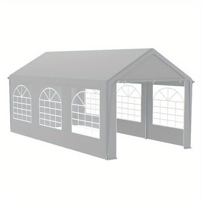 Partytent – Tuinpaviljoen – Feesttent – Evenemententent – Gazebo – 3x6 Meter – Weerbestendig Met Afneembare Zijwanden