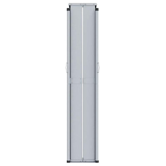 Uitschuifbaar Windscherm – Windscherm Balkon – Tuinscherm – Buitenbescherming – 140 Cm Hoog – Automatisch Oprolmechanisme - Bruin
