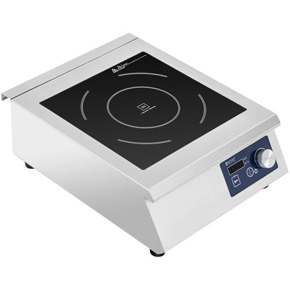 Inductiekookplaat – Inductie Kookplaat – Elektrische Kookplaat – Draagbare Kookplaat – Vrijstaande Kookplaat – 33 cm Diameter – 5000W Vermogen – Roestvrij Staal