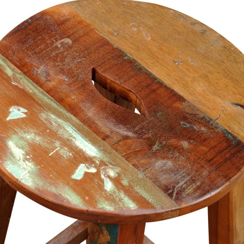 Solid Bar Stool - Massive Thick Square Leg & Wide Base, Heavy-Duty Modern Counter Stool with Backrest-like, Easy Assembly, Bar, for Cave - Wood Grain (No, Sturdy Four-Legged Design)