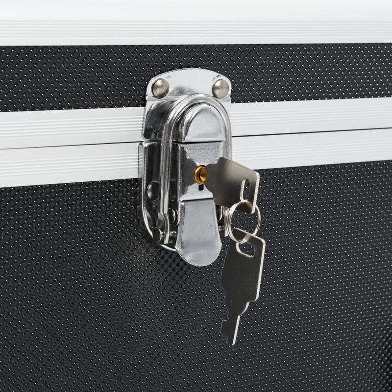 Opbergkoffer – Opbergkist – Gereedschapskoffer – Opbergbox – Opbergbak – Aluminium & ABS – Set Van 2 Met Slot & Verstevigde Hoeken