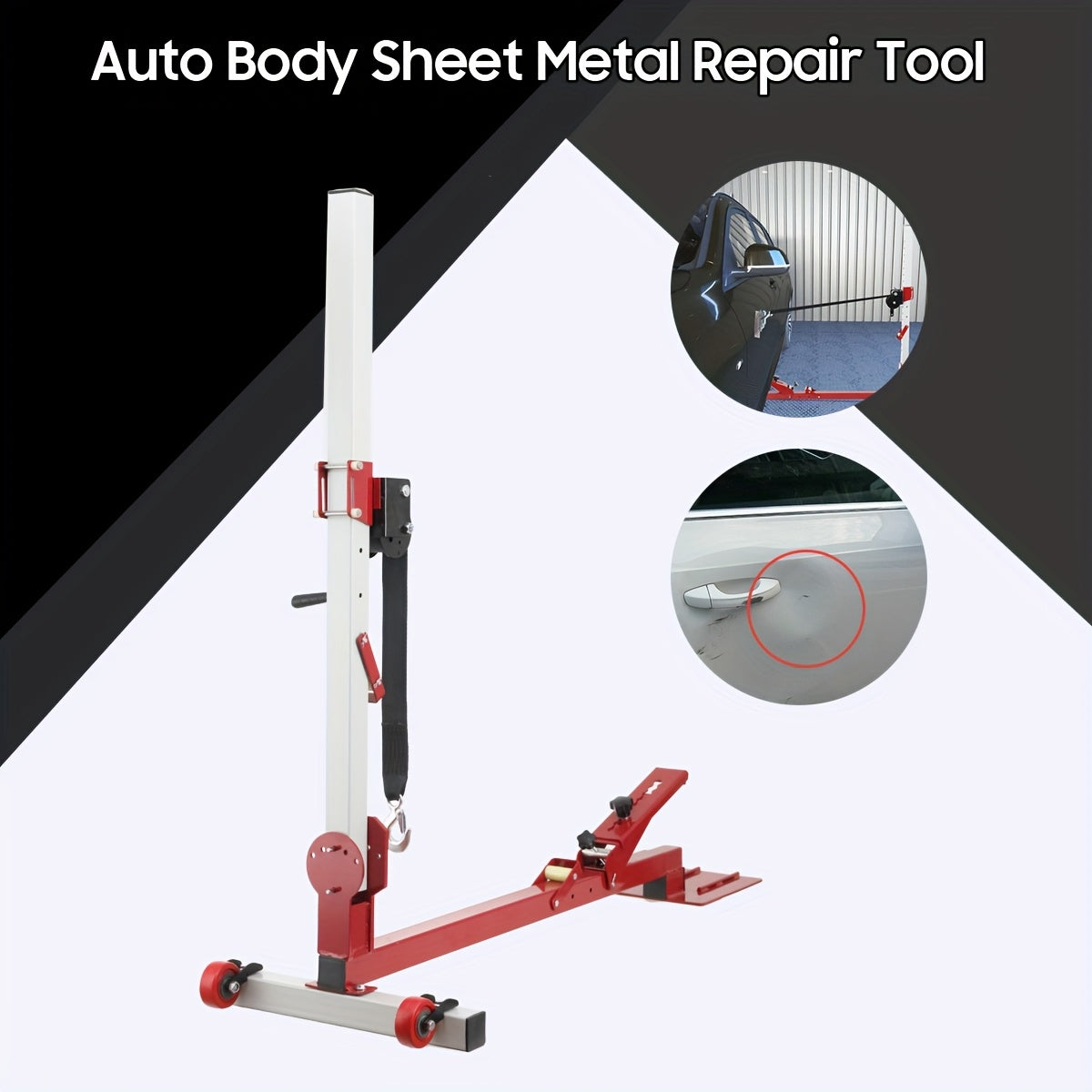 Deuktrekker – Deuktrektoren – Auto Dent Repair – Carrosserietrekker – Deuken Verwijderaar – Koolstofstaal – Verstelbaar 400-1200 mm