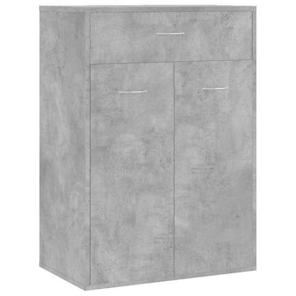 Schoenenkast – Schoenenrek – Schoenenopberger – Schoenenbank – Halmeubel – Beton-Grijs – Compact 60x35x84 cm – Stevig Houtvezelplaat