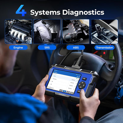 OBD2 Scanner – Auto Diagnosetool – Foutcode Uitlezer – ABS SRS Scanner – Transmissie Scanner – Live Data & Grafieken – Draadloze Wi-Fi Connectie