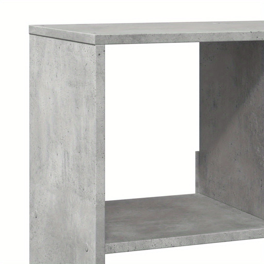 Room Divider 100X33X187.5 Cm Treated Wood Concrete Gray