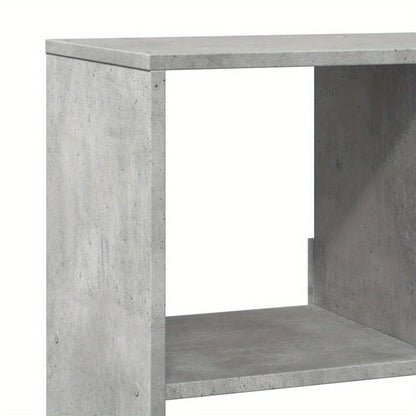 Room Divider 100X33X187.5 Cm Treated Wood Concrete Gray