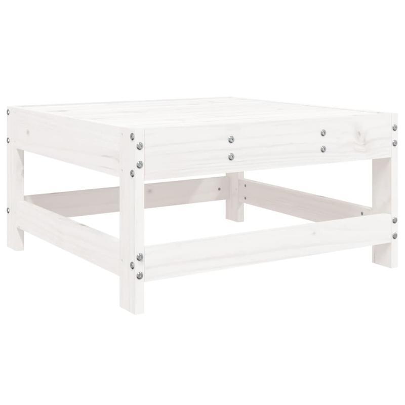 Loungebank – 3-Zits Bank – Loungeset – Tuinbank – Buitenbank – Houten Frame – Comfortabele Katoenen Kussens