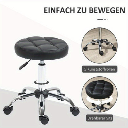 Leisure chair, comfortable living room furniture, multifunctional seat, suitable for living room, bedroom, dining room, hallway, balcony. Perfect home decoration, Versatile Seating, Contemporary Design, Swivel Stool, Rolling