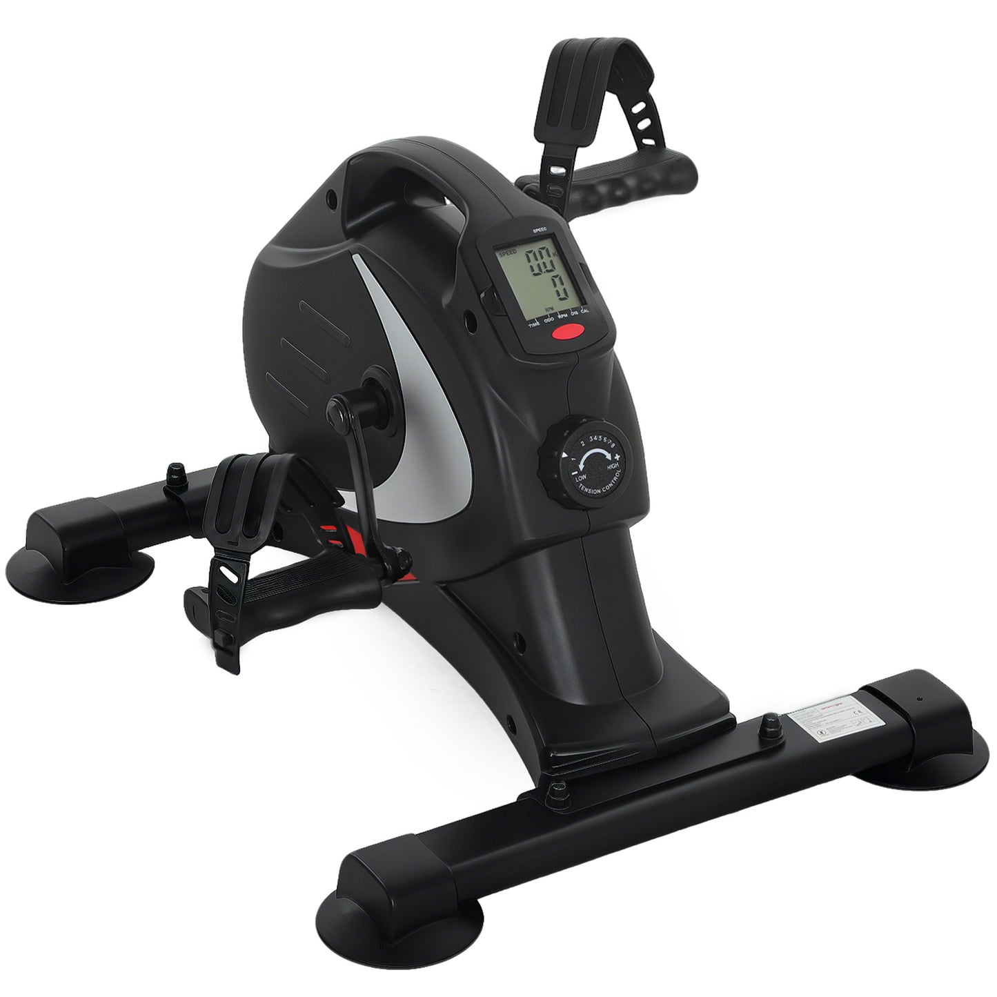 Mini Hometrainer – Stoelfiets – Bureaufiets – Beentrainer – Fietstrainer – 8 Weerstandsniveaus – Compact Metaal & Kunststof Design
