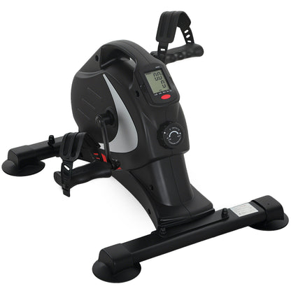 Mini Hometrainer – Stoelfiets – Bureaufiets – Beentrainer – Fietstrainer – 8 Weerstandsniveaus – Compact Metaal & Kunststof Design