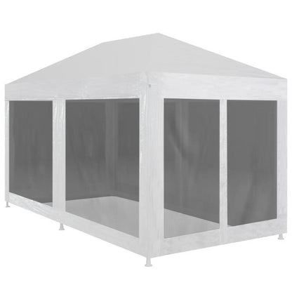 feesttent – partytent – paviljoen – tuintent – eventtent – 6x3m – 6 zijwanden van gaas – stevige kunststof constructie – all-weather bescherming