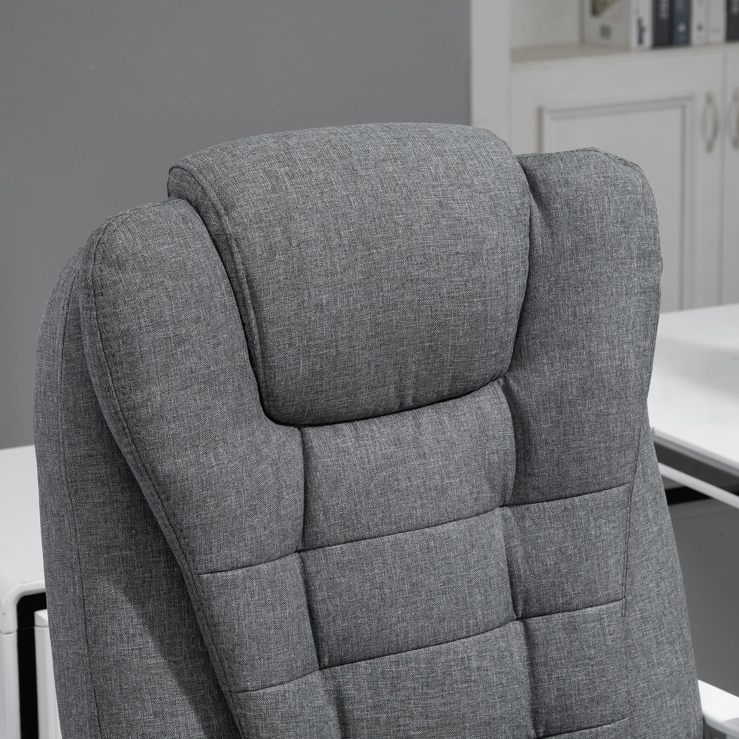 Bureaustoel – Bureaustoelen – Kantoorstoel – Draaistoel – Office Chair – Verstelbare Hoogte 110-118 cm – Uitschuifbare Voetensteun