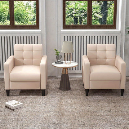Fauteuil – Relaxstoel – Loungefauteuil – Leunstoel – Mid-Century Velvet – Luxe Comfort – Stevig Houten Frame – Zacht Gestoffeerd