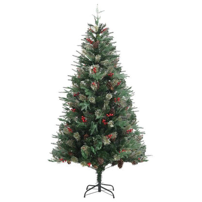 Kerstboom – Kunstkerstboom – Decoratieve Kerstboom – Groene Boom – Den – 195 cm Groot – Realistisch PVC & PE Materiaal
