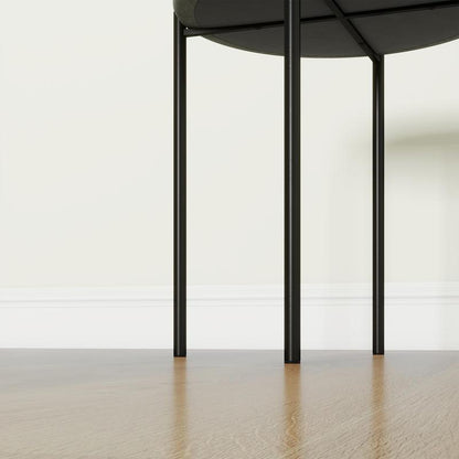 Küchenhocker 4-Er Set, Stapelbar, Samtoptik, Bis 100Kg, Stahlrahmen, 41.5 X 41.5 X 46 Cm, Dunkelgrau, Freizeitstuhl, Bequeme Wohnzimmermöbel, Multifunktionaler Sitz, Geeignet Für Wohnzimmer, Schlafzimmer, Esszimmer, Flur,