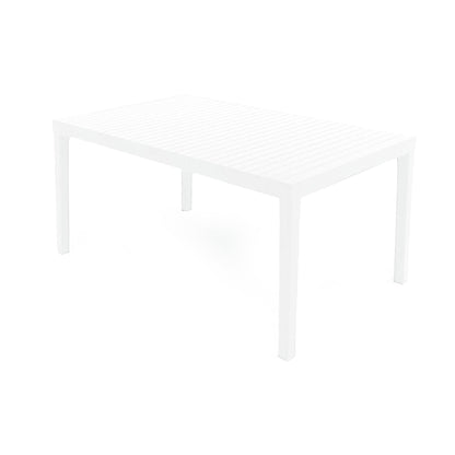 Askia Outdoor Table, Rectangular Dining Surface, Multi-Purpose Garden Table, 100% Made in Italy, 150x90x72 cm, Available in 2 Colors