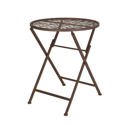 Bistro Set Biella 3pcs Foldable Metal