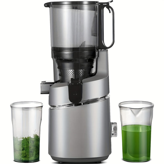 Slowjuicer – Slow Juicer – Sapmachine – Sapcentrifuge – Juicer – Brede Opening 13,5 Cm – 1,8 Liter Opvangbak – Stil Motor
