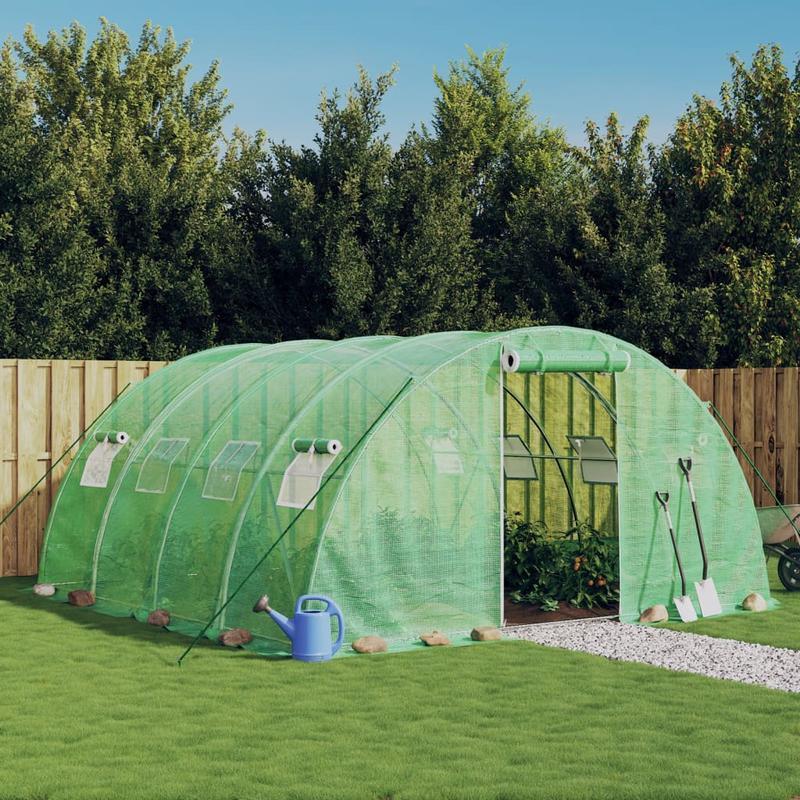 Kweekkas – Tuinkas – Groentekas – Serre – Plantenkas – Stevig Frame – 16 m² - 4x4x2m – Transparante Panels – Weerbestendig Design
