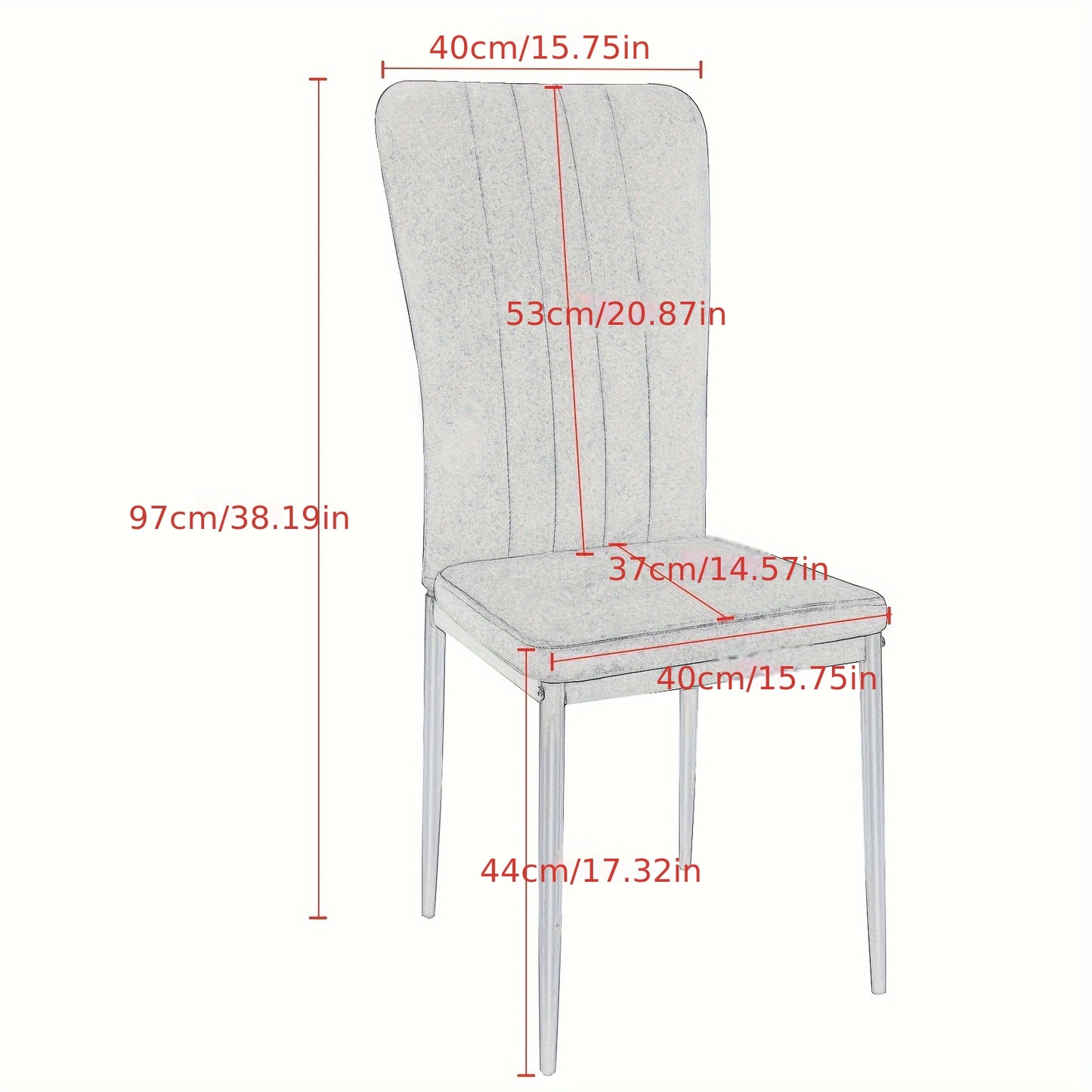 Set Of 4 Velvet Upholstered Dining Chairs with Curved Backrest and Vertical Stripes Design, Modern Comfortable Side Chairs for Dining Room, Kitchen, Cafe, Chair For Dining Room, Booth Seating