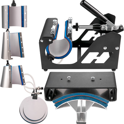 Transferpers – Hittepers – Heat Press – Warmtepers – Drukpers – 38x38 cm Verwarmingsoppervlak – 1800W Snelle Verwarming