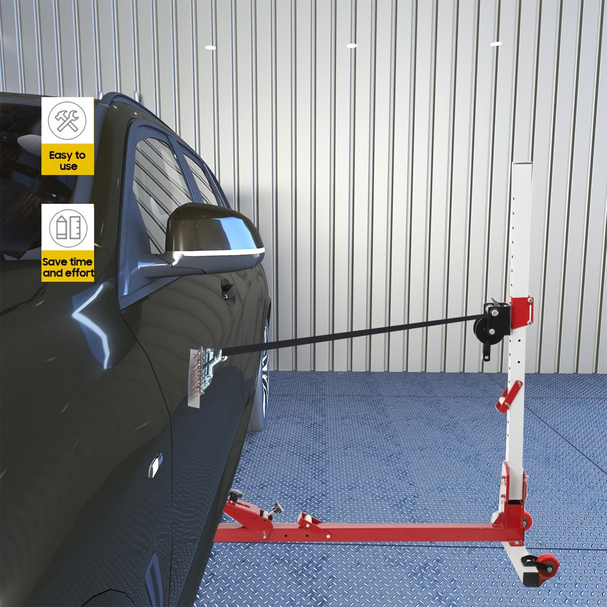 Deuktrekker – Deuktrektoren – Auto Dent Repair – Carrosserietrekker – Deuken Verwijderaar – Koolstofstaal – Verstelbaar 400-1200 mm