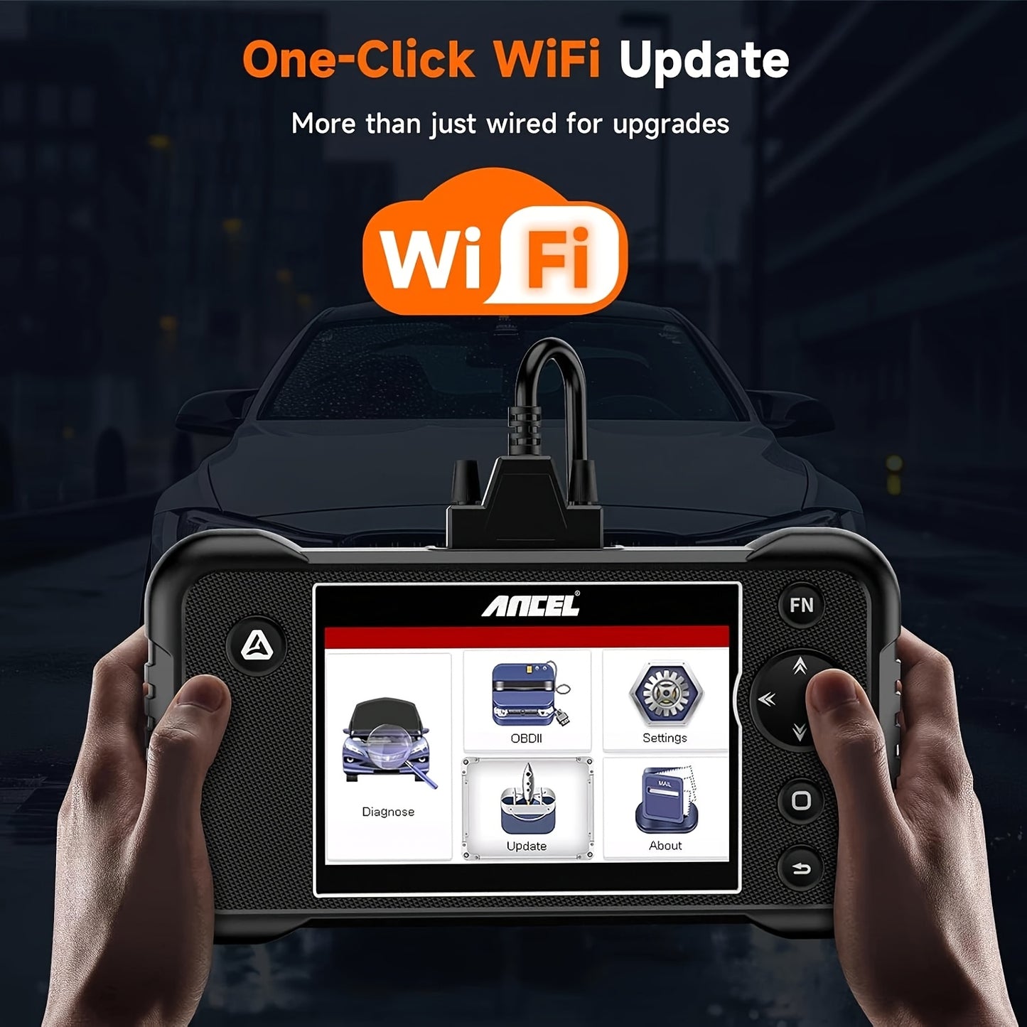OBD2 Scanner – Diagnoseapparaat – Auto Uitlezer – Storing Verwijderen – Uitleesapparatuur – 15+ Resetfuncties – Professionele All Systems Diagnostiek
