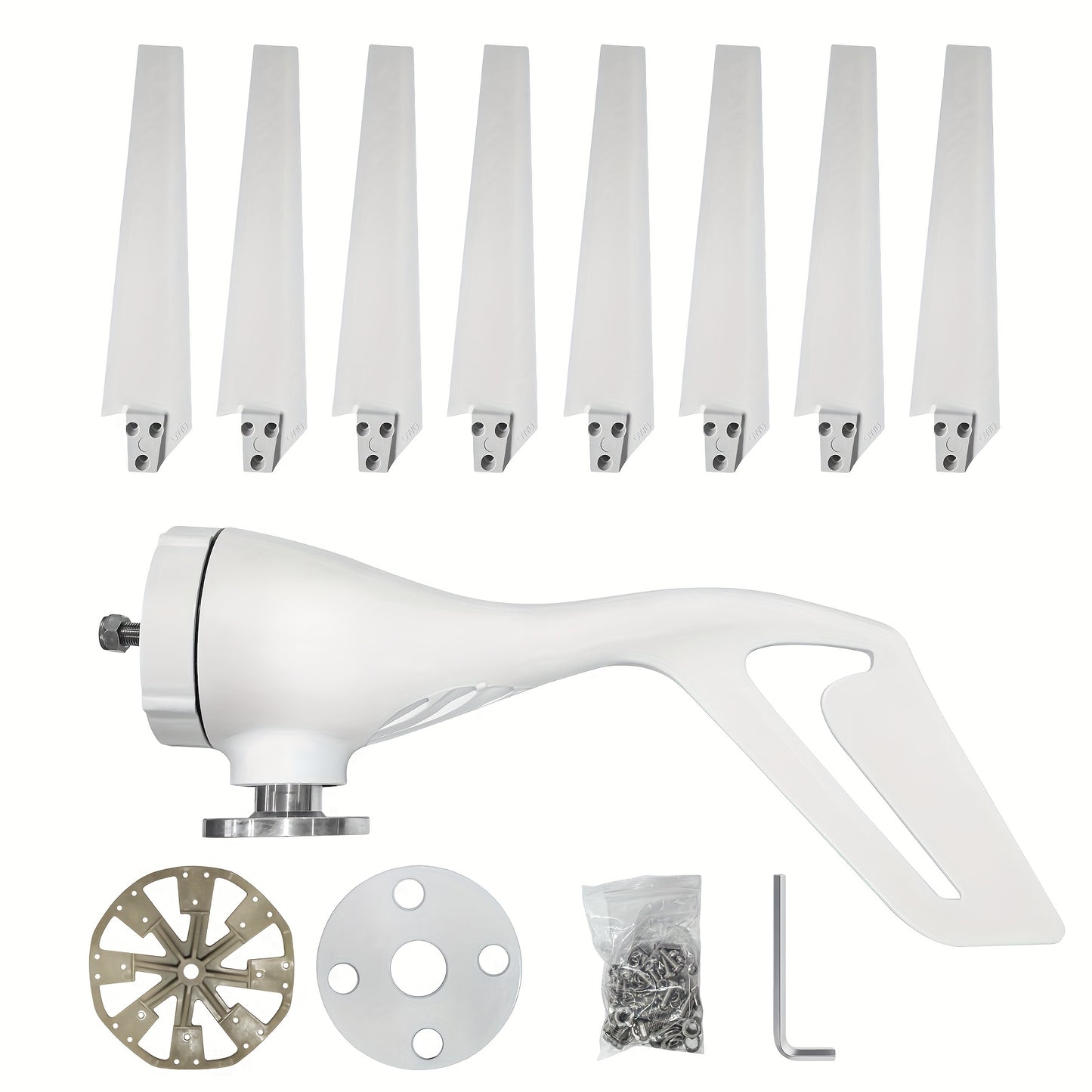 Windturbine – Windmolen – Windgenerator – Windenergie – Off-Grid Generator – 1000W Vermogen – Draagbaar – Stil – Laag Startwindvermogen – Robuuste Metalen Behuizing – Geschikt voor 12V/24V/48V Systemen