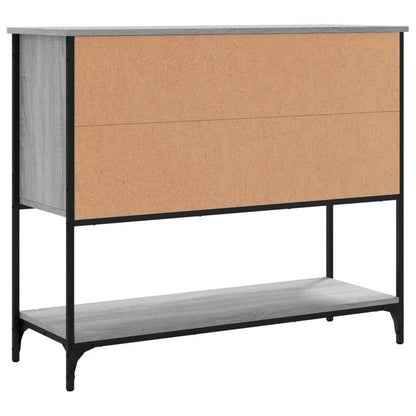 Sideboard 100X36X85 Cm Finished Wood Gray Sonoma