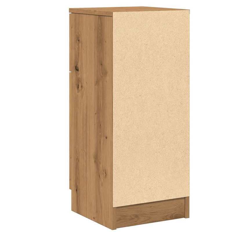 Sideboards 2 st 30x30x70cm edited wood artisanal oakkleur Removable storage practical