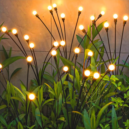 Solar Tuinlampen – Zonneverlichting – LED Buitenlampen – Tuinverlichting – Sfeerverlichting – Set Van 6 – Warm Wit Licht – Weerbestendig Met 2500 mAh Batterij