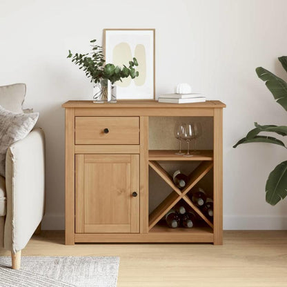 Dressoir – Sideboard – Opbergkast – Ladekast – Commode – Massief Grenenhout – 93x40x80 cm – Verwijderbare Lade